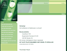 Tablet Screenshot of greenroom.nl